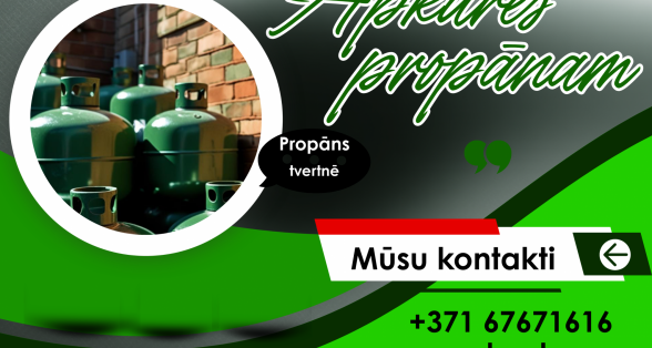 Cenas maiņa propānam apkures vajadzībām