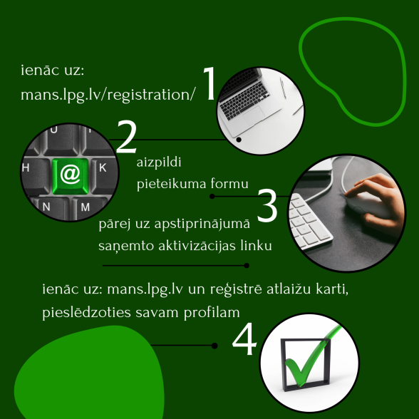 Reģistrē savu LPG atlaižu karti MANS.LPG.LV lietotnē un seko līdzi saviem darījumiem!